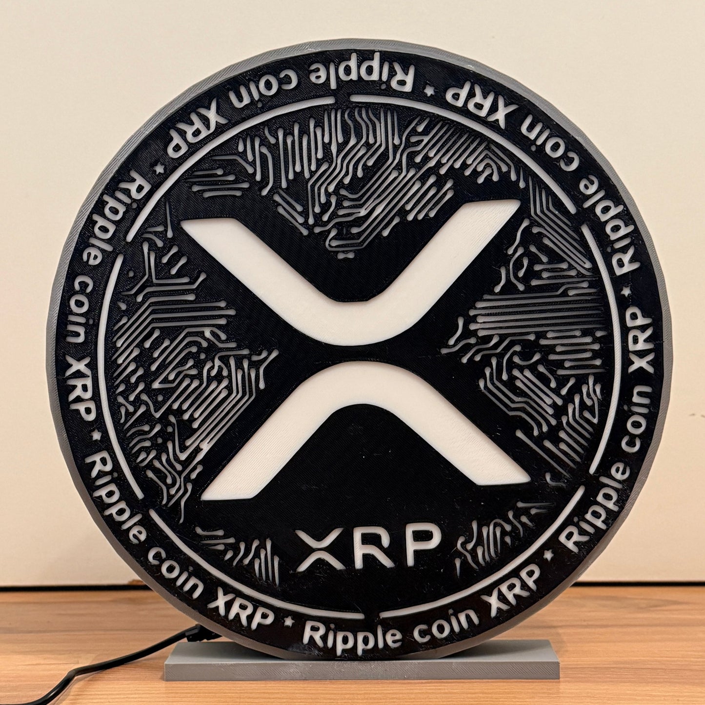 Krypto RGB Lampe – Stylisches Nachtlicht für Krypto-Fans