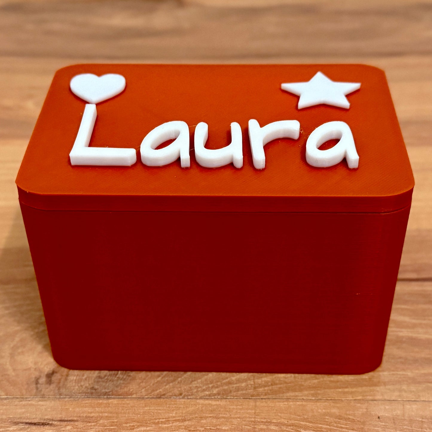 Personalisierte Aufbewahrungsbox aus dem 3D-Drucker