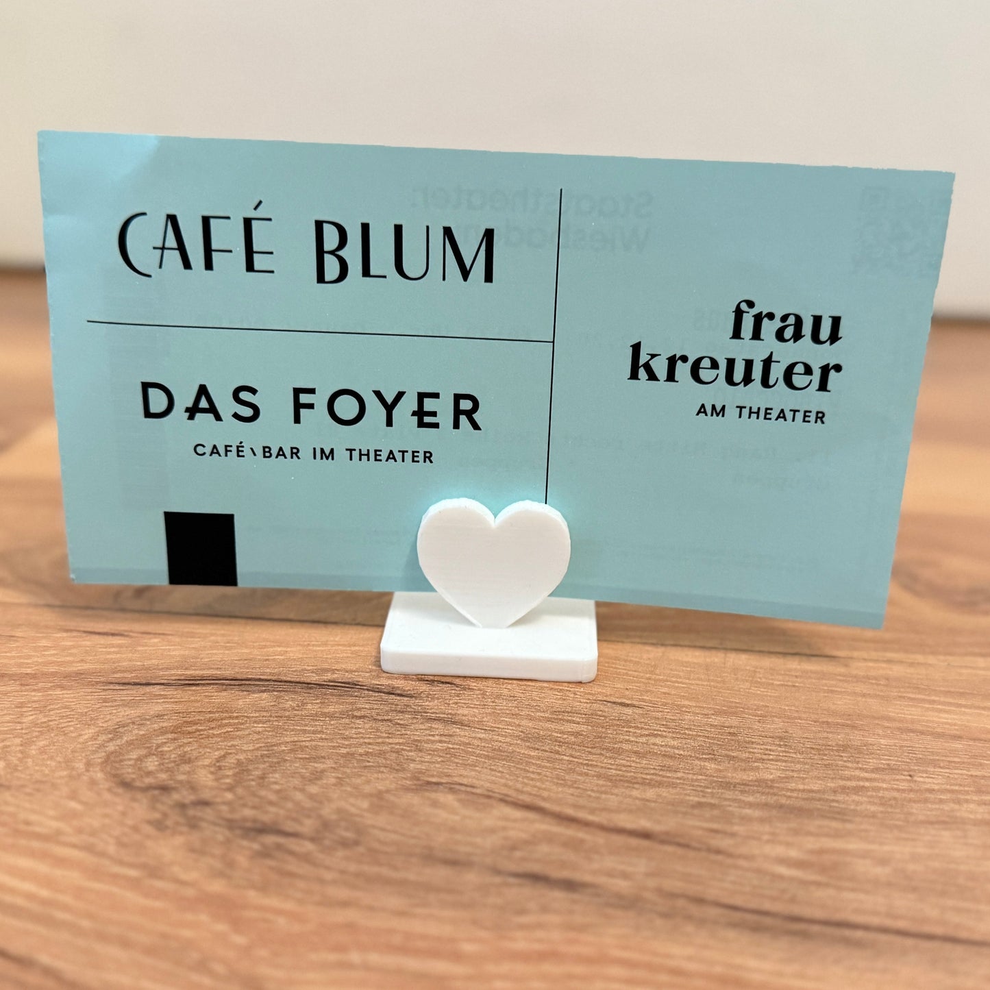 Moderner Kartenaufsteller