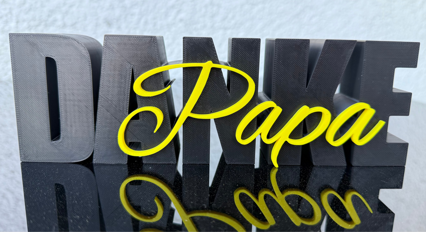 Sag es mit Stil „Danke Mama“ / „Danke Papa“