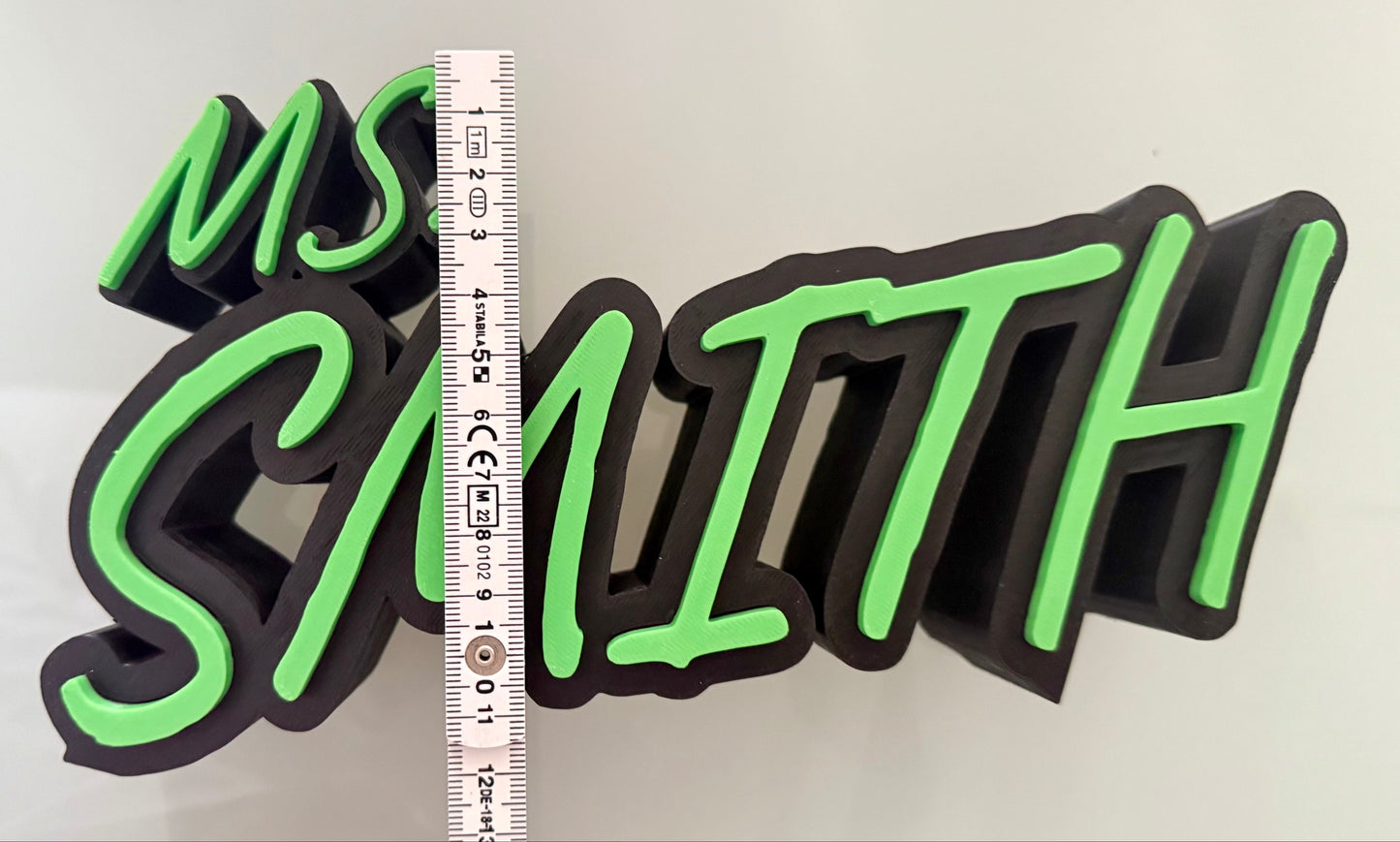 Personalisiertes Namensschild