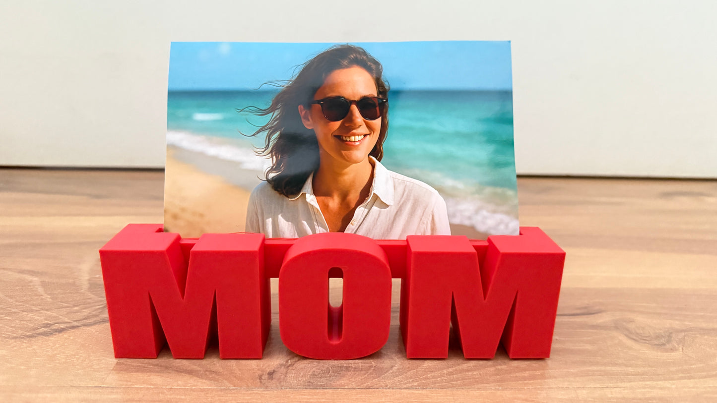 3D-Fotohalter in Namenform