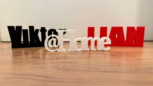 Personalisierter Tischaufsteller