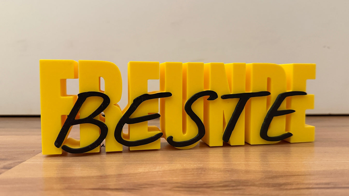 3D-gedruckter Tischaufsteller