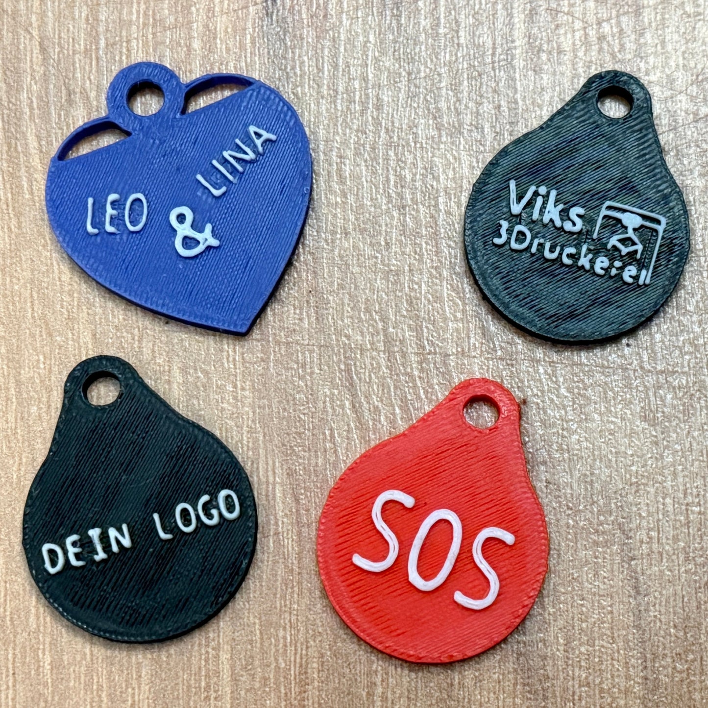 Personalisierbarer NFC-Tag Schlüsselanhänger