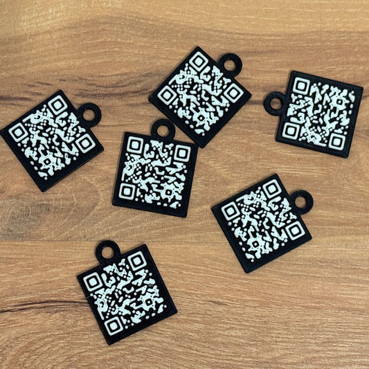 Personalisierte Schlüsselanhänger mit QR-Bild