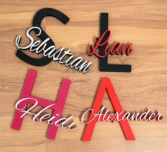 Personalisiertes Türschild