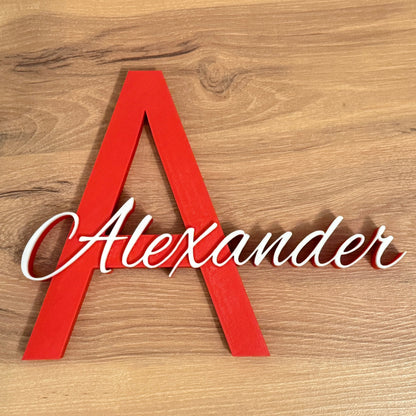 Personalisiertes Türschild