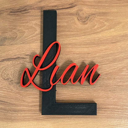 Personalisiertes Türschild