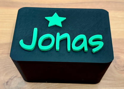 Personalisierte Aufbewahrungsbox aus dem 3D-Drucker