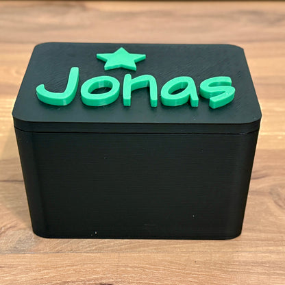 Personalisierte Aufbewahrungsbox aus dem 3D-Drucker