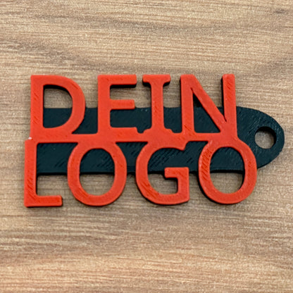 Zweifarbiger Schlüsselanhänger