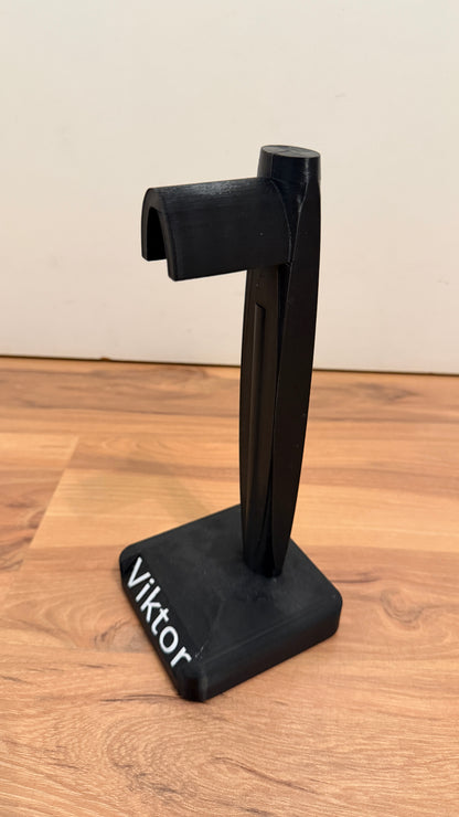 Kopfhörer-Halterung – 3D-gedruckt mit Wunschname & Farbwahl