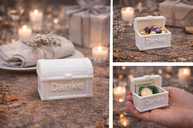 Kleine Geschenktruhe