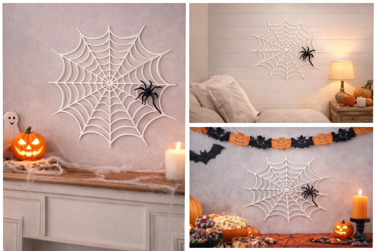 Spinnennetz mit kleiner Spinne