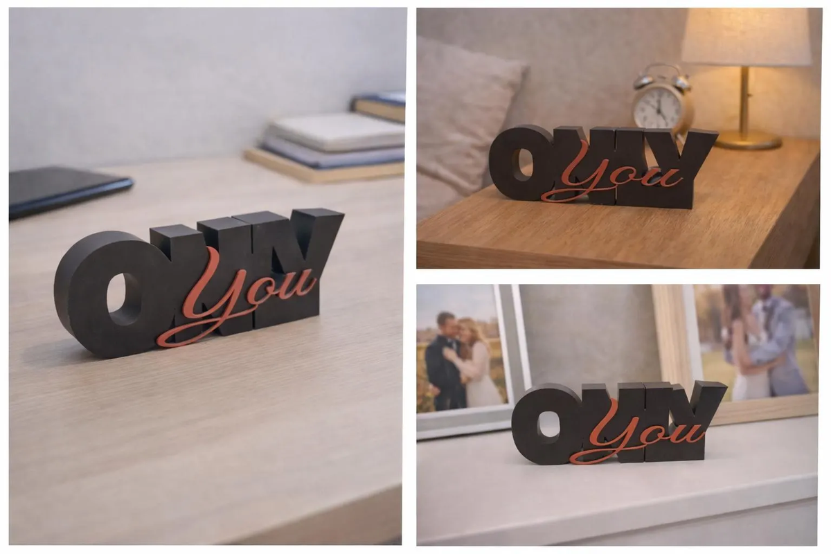 ONLY You – Personalisierte Liebes-Deko