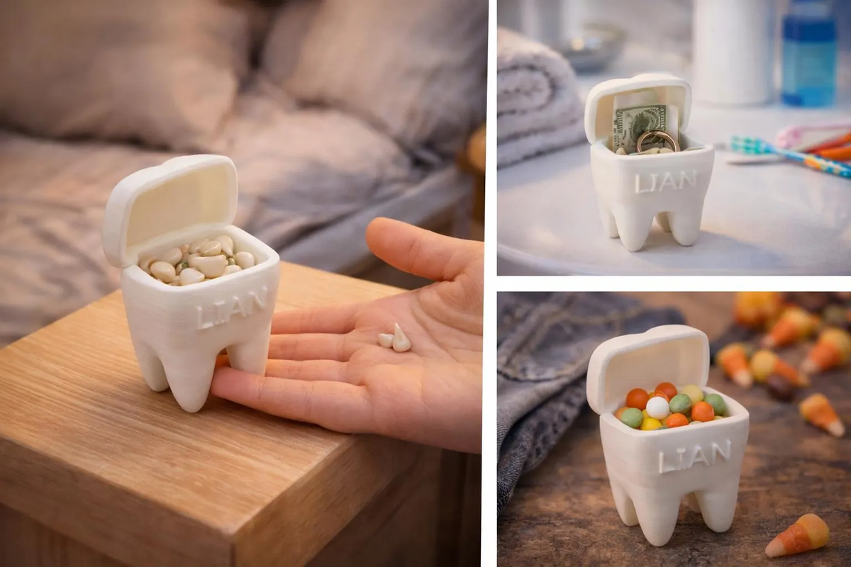 Personalisierte Milchzahnbox