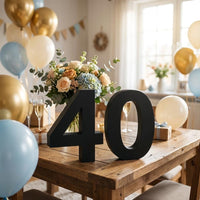 Deko Zahlen 3D Druck | Dekorative Zahlen Aufsteller | Geburtstag Zahlen Deko | Zahlen Schriftzug Tischdeko Geschenk Jubiläum