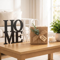 HOME Schriftzug 3D Druck | Home Deko Buchstaben | Wand Schriftzug Wohnzimmer | Home Sign Dekoration Geschenk modern