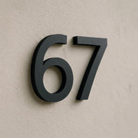 Hausnummer 3D Druck | Moderne Hausnummer Schild | Türnummer Deko | Hausnummer modern Outdoor Geschenk Einzug