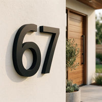 Hausnummer 3D Druck | Moderne Hausnummer Schild | Türnummer Deko | Hausnummer modern Outdoor Geschenk Einzug
