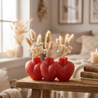 3er Herzvasen – Modern & Romantisch