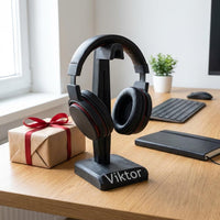 Kopfhörer Halterung 3D Druck | Headset Halter Schreibtisch | Gaming Kopfhörer Ständer | Headphone Stand Setup Deko