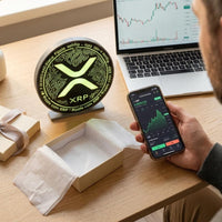 Krypto Lampe RGB 3D Druck | Bitcoin Ethereum Deko | LED Krypto Schild | Krypto Geschenk Trader Setup Deko