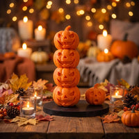 Kürbis Aufsteller 3D Druck | Herbst Tischdeko Halloween | Kürbis Figur Dekoration | Herbstdeko Aufsteller Deko Geschenk