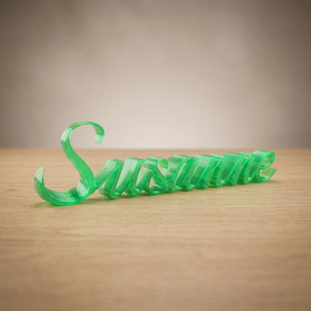 Namensaufsteller 3D Druck | Namen Schriftzug Deko | Personalisierter Name Aufsteller | Kinderzimmer Deko Geschenk Name