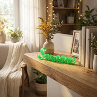 Namensaufsteller 3D Druck | Namen Schriftzug Deko | Personalisierter Name Aufsteller | Kinderzimmer Deko Geschenk Name