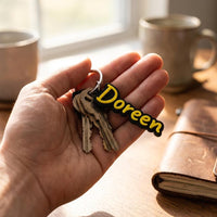 Schlüsselanhänger personalisiert 3D Druck | Schlüsselanhänger mit Namen | Geschenk personalisiert | Anhänger individuell Name
