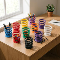 Spiralfoermiger Organizer aus Kunststoff