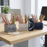 Stiftehalter 3D Druck | Stifteköcher Schreibtisch | Deko Stiftehalter modern | Schreibtisch Organizer Geschenk Büro