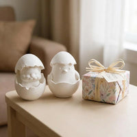 Dekorative Tierfiguren aus Eierform