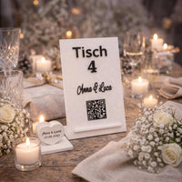 Tischaufsteller 3D Druck | Kartenhalter Fotohalter | Schild & Menü Halter | Platzkarten Aufsteller Deko Display