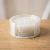 Untersetzer 3D Druck Set | Glasuntersetzer Modern Design | Getränke Untersetzer | Tisch Deko Küche Geschenk Coaster | 12 Farben