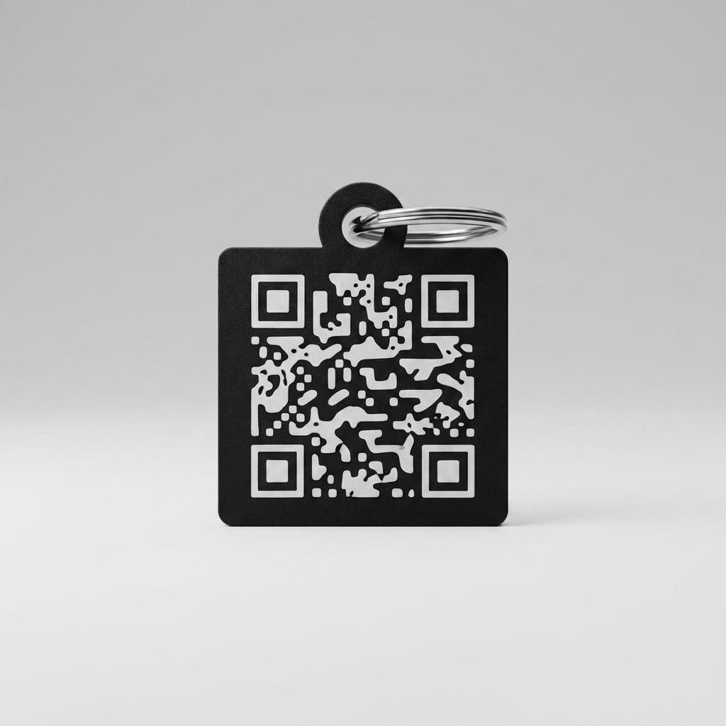 QR-Code Schlüsselanhänger personalisiert | Dein Link Foto oder Song als QR | 3D Druck Geschenk | Überraschung Anhänger