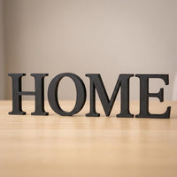 HOME Schriftzug 3D Druck | Home Deko Buchstaben | Wand Schriftzug Wohnzimmer | Home Sign Dekoration Geschenk modern