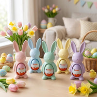 Eierbecher Hase 3D Druck | Osterdeko Eierhalter modern | Frühstücksei Halter Kinder | Ostergeschenk Tischdeko