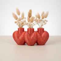 3er Herzvasen – Modern & Romantisch