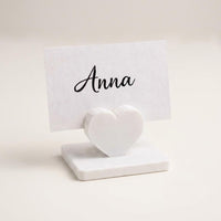 Tischkartenhalter 3D Druck | Kartenaufsteller Hochzeit Tischdeko | Platzkarte Aufsteller | Menükartenhalter modern