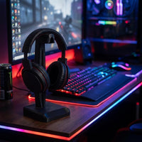 Kopfhörer Halterung 3D Druck | Headset Halter Schreibtisch | Gaming Kopfhörer Ständer | Headphone Stand Setup Deko