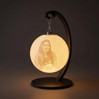 Lithophane Lampe personalisiert | Foto Lampe 3D Druck | Lithophan Kugel mit Bild | Personalisiertes Foto Geschenk LED