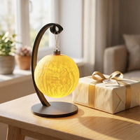 Lithophane Lampe personalisiert | Foto Lampe 3D Druck | Lithophan Kugel mit Bild | Personalisiertes Foto Geschenk LED