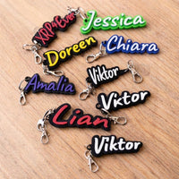 Schlüsselanhänger personalisiert 3D Druck | Schlüsselanhänger mit Namen | Geschenk personalisiert | Anhänger individuell Name