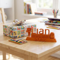 Schulkind Aufsteller 2026 | Einschulung Deko 3D Druck | Schulanfang Geschenk | Erstklässler Tischdeko personalisiert Name