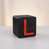 Spardose personalisiert 3D Druck | Sparwürfel mit Namen | Geld Geschenk Box | Personalisierte Spardose Deko Geschenk