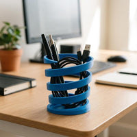 Spiralfoermiger Organizer aus Kunststoff