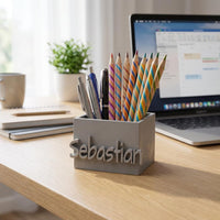 Stiftehalter 3D Druck | Stifteköcher Schreibtisch | Deko Stiftehalter modern | Schreibtisch Organizer Geschenk Büro